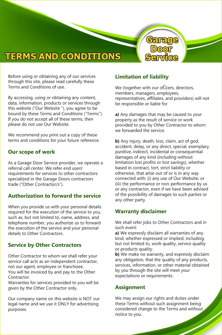 Master Garage Door Repair Service Borden, IN 812-497-4125